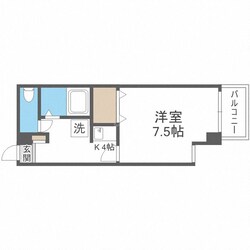 グレース肥後橋の物件間取画像